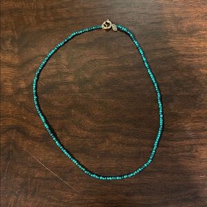 Sezane Green Beaded Necklace